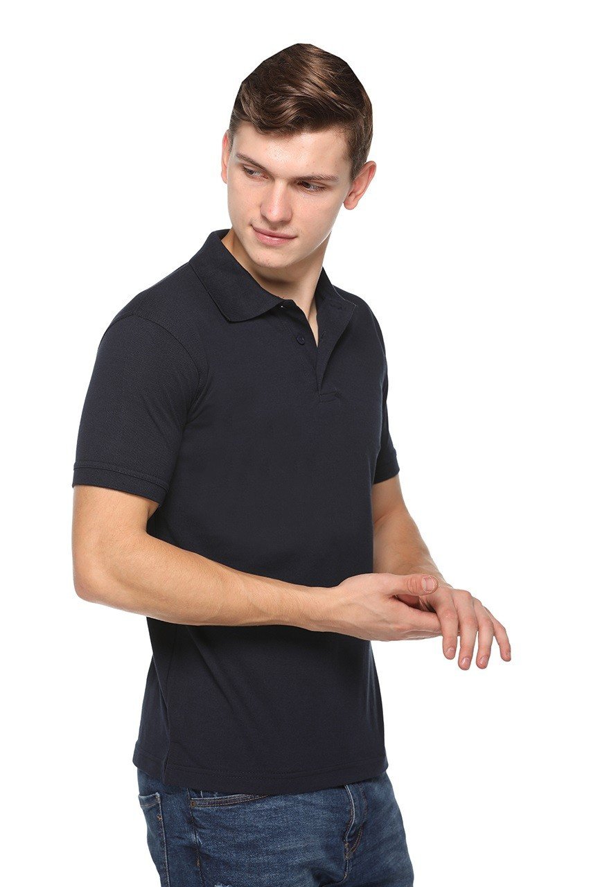 Titlis Black Polo t shirt