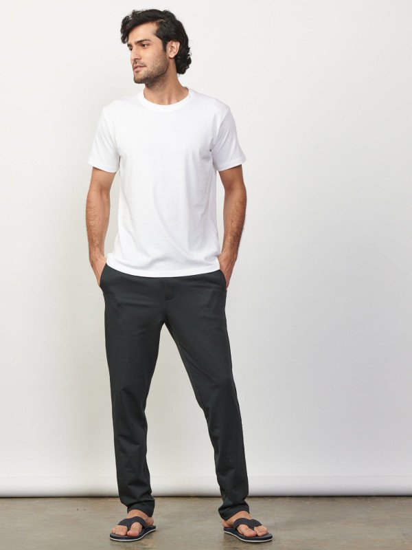 Men's Plain T-shirt -White