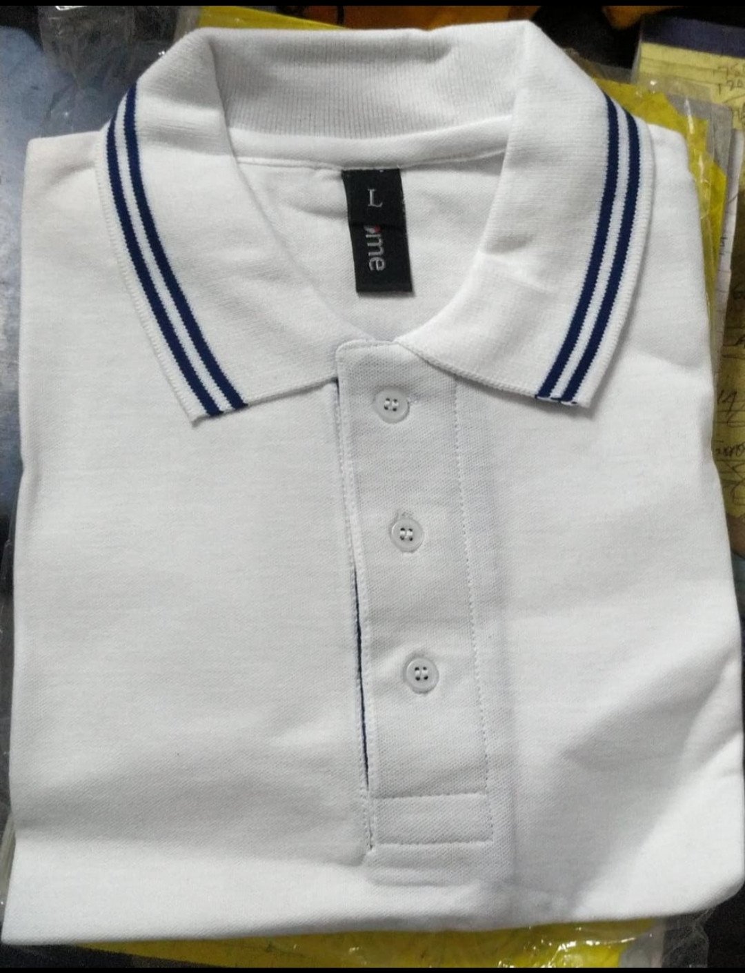 Chrome Double-Tipping 230 GSM Cotton T-Shirt -White