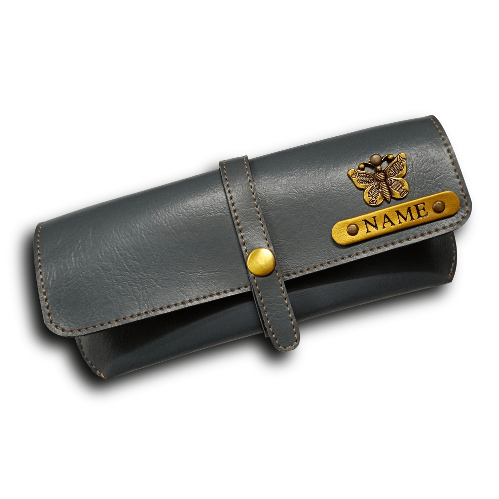 Personalized Sunglass Cover - Grey